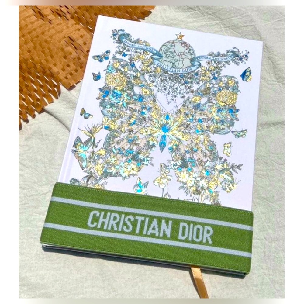 CHRISTIAN DIOR Butterfly Notebook - GREEN